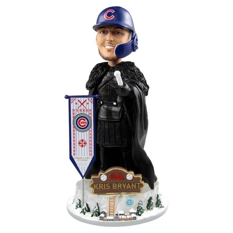 Kris Bryant Chicago Cubs Game of Thrones Night's Watch GOT Bobblehead MLB Cover