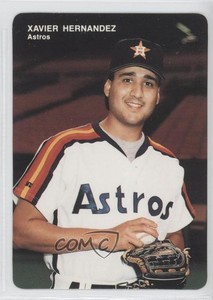 1993 Mother's Cookies Houston Astros Stadium Giveaway Xavier Hernandez #23