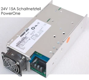 24V 15A 375W NETZTEIL AC/DC ADAPTER POWER SUPPLY 230V PowerOne PFC375-1024F N74 - Bild 1 von 1