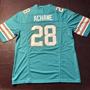 De’Von Achane Jersey Mens Large Miami Dolphins Aqua Alternate - Picture 1 of 6