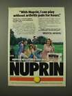 1986 Bristol-Myers Nuprin Ad - Play Without Arthritis Pain For Hours