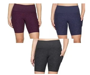 Womens Ladies Yoga Pants High Waist Cycling Shorts Gym Running Leggings Sports - Picture 1 of 7