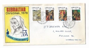 Gibraltar First Day Cover Christmas 1978 (F372) - Picture 1 of 1