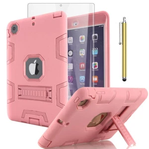 For Apple iPad Mini 1/2/3/4/5 Case 7.9-inch Shockproof Heavy Duty Stand Cover - Picture 1 of 34
