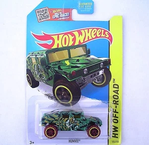GREEN Humvee Jungle Rally. HW Offroad ~ 2015. CFK71. Neu im Blister! - Bild 1 von 3