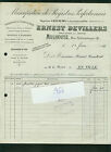 Rechnung Ernest Devilliers Maufacture de Registres Mulhouse Elsaß Alsace 1929 