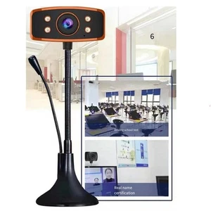 Eingebautes Mikrophon HD -Webcam Nachtsicht Drehung Einfach Zu Verwenden - Afbeelding 1 van 5