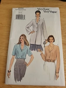 Very Easy Very Vogue 9129 Sz 6 - 10 Misses Blouse Tunic FF UC - Picture 1 of 3