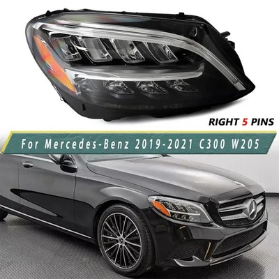 Faro LED lado derecho para Mercedes Benz C43 C63 2019-2021 AMG C300 clase C derecha Foto 1 de 4