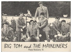V6310/ Big Tom and Mainliners, Castleblayne Beatband Autogrammkarte 60er Jahre - Bild 1 von 2