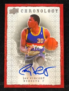2007-08 Upper Deck Chronology Auto Jay Vincent #45 Auto Nuggets - Picture 1 of 2
