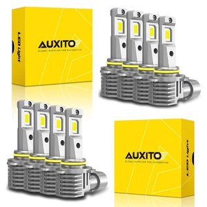AUXITO 9005 LED Headlight Bulb Conversion Kit High Beam White Bright 6500K D - Picture 1 of 73