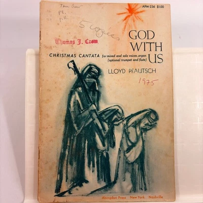 Dios Con Nosotros Navidad Cantata Abingdon 1962 Iglesia Coro Coral Religioso Foto 1 de 4