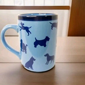 Dog Silhouettes Mug Coffee Cup Unique Dogs Puppy  - Picture 1 of 4