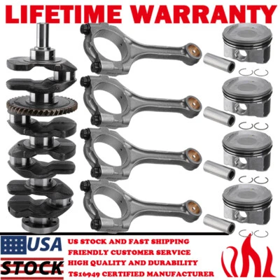 Crankshaft & Connecting Rods & Piston Ring Kit For Toyota Scion tC XB 2.4L 2AZFE - Image 1 of 4