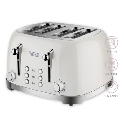 Sansai 4-Slice Retro Toaster PHT-3044 - image 1 of 4