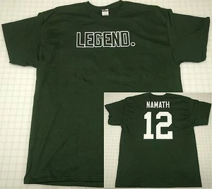 "LEGEND." Joe Namath - New York Jets T-Shirt - Name Number on back - Picture 1 of 1