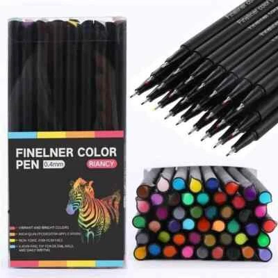 24 Farben Acryl Farbe Marker Stifte extra feine Spitze Rock Permanent Posca Metall Stift