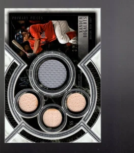 B4799- 2018 Topps Museum Collection Primary Quad Relics Xander Bogaerts /99 - Picture 1 of 2