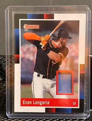 Camiseta Evan Longoria 2022 Donruss Retro 1988 Material - Gigantes Foto 1 de 2