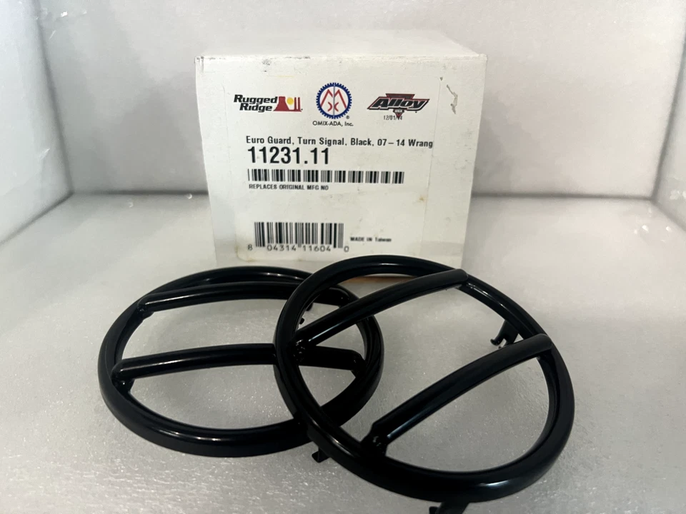 Protectores de luz de señal de giro Rugged Ridge (negro) para Jeep 07-18 JK - 11231.11 Foto 1 de 2