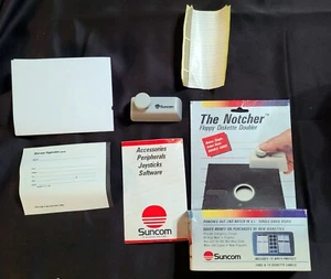 Vintage Suncom Floppy Notcher 5.25" Diskette Doubler in Original Package - Photo 1/8