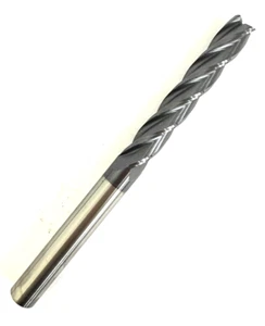 1/2" 4 FLUTE EXTRA LONG CARBIDE END MILL ALTIN COATED 3" X 6" HTC 180-4500 - Picture 1 of 7