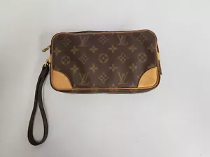 borsa pochette usata LOUIS VUITTON Marly Dragonne seconda borsa M51827 monogr... - Foto 1 di 23