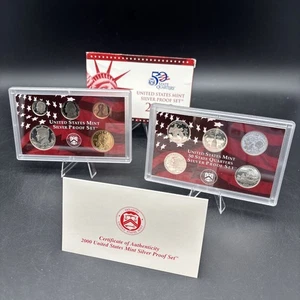 2000 US 90% Silver Proof Set ~ 10 Coin Set ~ Original Government Packaging ~ OGP - Picture 1 of 6