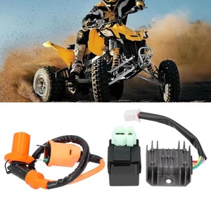 Ignition Coil Kit Ignition Coil Rectifier Solenoid Relay Spark Plug 6-Pin AC - Picture 1 of 22