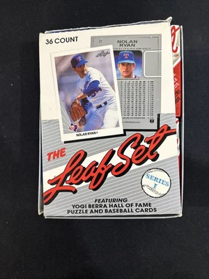 1990 LEAF SERIES 1 WAX BOX 36 Packs Sammy Sosa RC Ken Griffey Jr *2 - Image 1 of 4