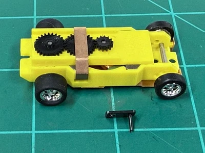 NEW Dash Blizzard HO Slot Car  Tjet Chassis Runs On Tyco & Afx Track Fray Style - Image 1 of 3