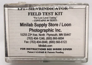 Field Test Kit * Silver Indicator Test Strips * Color/B&W Film Fixer Testing - Picture 1 of 6