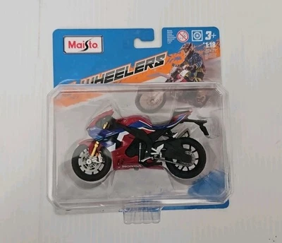 Bicicleta deportiva Maisto 2 ruedas escala 1:18 CBR 1000RR-R Fireblade SP Foto 1 de 4