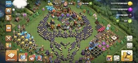 TH18 Near Max. Hero (100/100/56/73/48/6)Max Wall/Good defence IOS/ANDROID/cheap