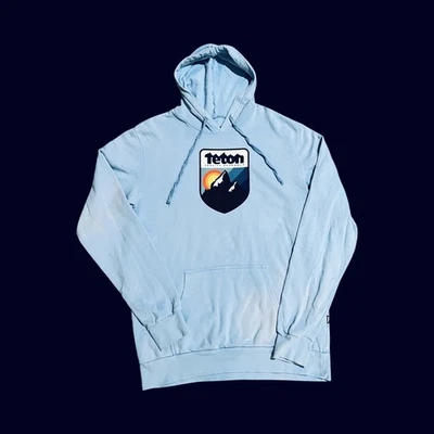 Sudadera con capucha retro Teton Gravity Research para hombre 2.0 polar nueva sin etiquetas Foto 1 de 4