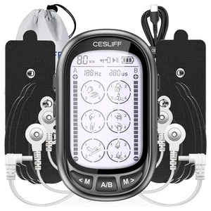 Dual Channel TENS EMS Unit 24 Modes 36 Levels, Upgraded Large Screen Intensit... - Bild 1 von 8