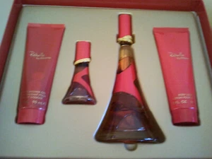 REBELLE BY RIHANNA GIFT SET 4 PCS WOMEN'S PERFUME FRAGRANCE DISCONTINUED RARE - Picture 1 of 7