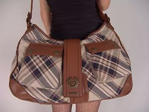 Borsa a tracolla alleata in vera pelle Belstaff $950,00 nuova con etichetta borsetta - Foto 1 di 5