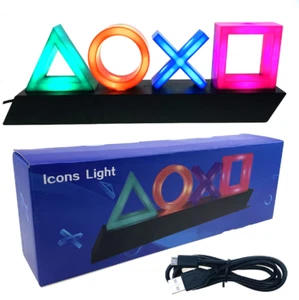 Game Light Voice Control Atmosphere Sign LED Lamp Lights for PS4, PS5, Game Room - Picture 1 of 18