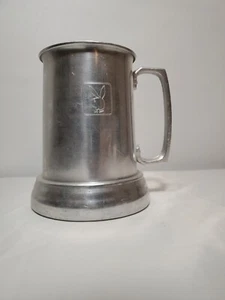 Vintage Playboy Club Aluminum Beer Mug Stein Glass Bottom tankard - Picture 1 of 4