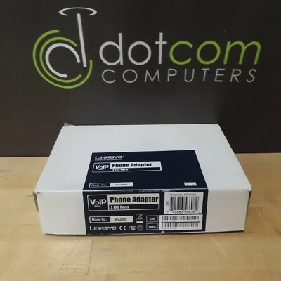 Adaptador de teléfono Linksys SPA-2002 VOIP 2 puertos FXS Cisco sin alimentación SPA2002 Foto 1 de 3