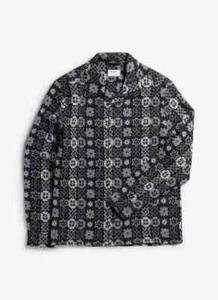 Percival Men's Ashdown Wildflower 100% Wool Button-Up Shirt Size Large - NWT - Picture 1 of 24