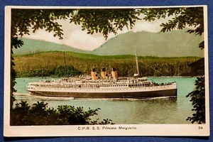 Antigua postal de 1920 RARA coloreada a mano RPPC RCP SS princesa Margarita - Imagen 1 de 2