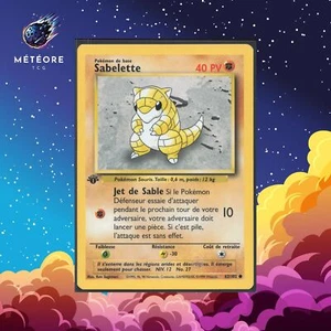 Carte Pokémon Sabelette 62/102 Édition 1 Wizards Set de base Français - Picture 1 of 2