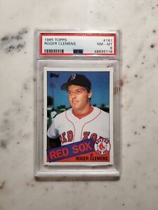 Roger Clemens 1985 Topps #181  - RC - PSA 8 NM-MT