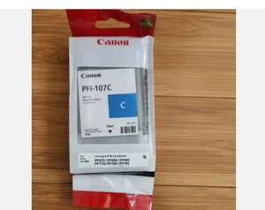 CANON PFI-107C CYAN INK 6706B001 - Picture 1 of 1