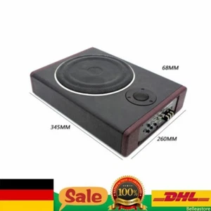 Bass Box Aktiv Subwoofer Kompakt Lautsprecher Auto Untersitz Subwoofer 12V 600W  - Bild 1 von 12