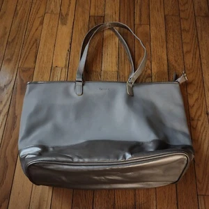 Grand sac fourre-tout femme gris pour ordinateur portable Gemline - Photo 1/9