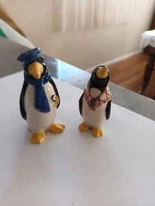 Wade Mr & Mrs Penquin Salt & Pepper Shakers c1950 - Picture 1 of 11